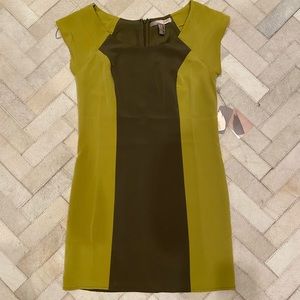 Olive green shirt dress. Never worn.